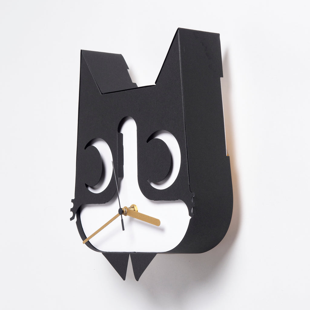 Tuxedo Cat Wall Clock 賓士貓造型掛鐘